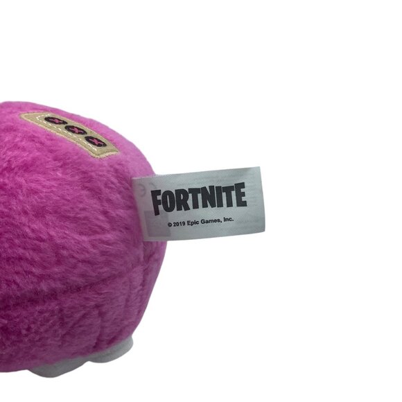 Fortnite Cuddle Team Leader Plush Pink Bear Head Epic Games 6" Russ - Picture 4 of 7